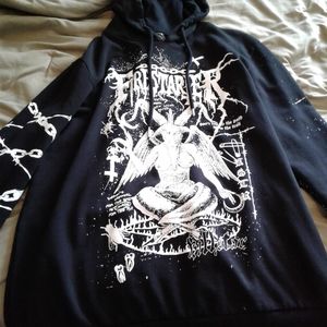 Killstar Baphomet Oversized Hoodie